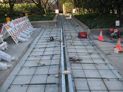 Joint repair for American Plaza Parking Structure